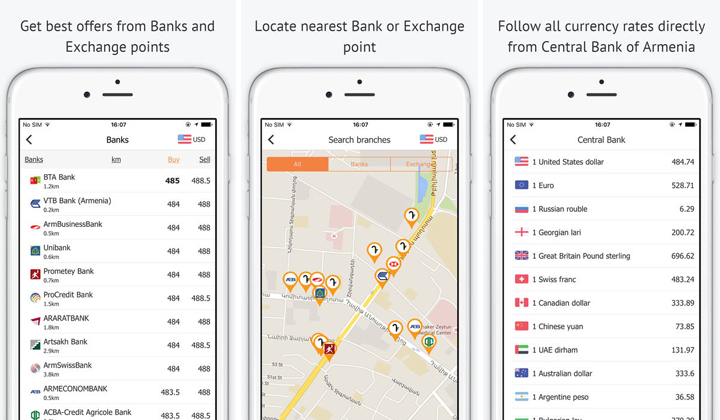 Rate.am - Armenian app for currecny exchange
