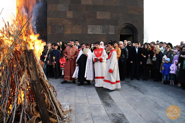 13 февраля праздник армян. Праздник Трндез в Армении. Трндез армянский праздник 2023. Терендез армянский праздник.