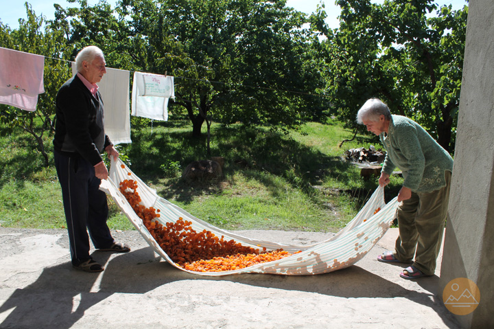 Yervandashat village, rural life in Armenia