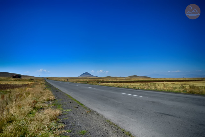 Hitchhiking from Gyumri to Yerevan, Armenia