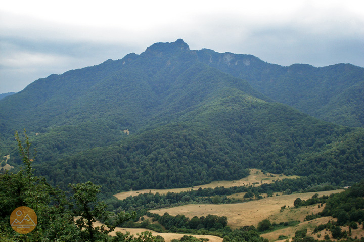 Scenic landscapes around Gandzasar monastery in Artsakh