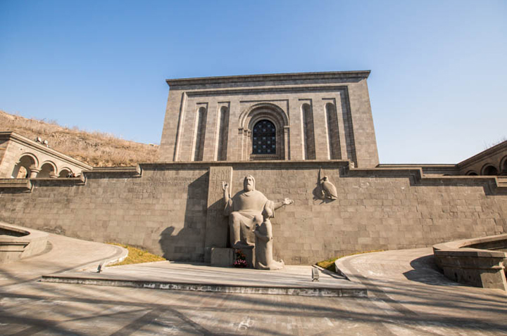 Matenadaran - museum of ancient manuscripts in Yerevan, Armenia