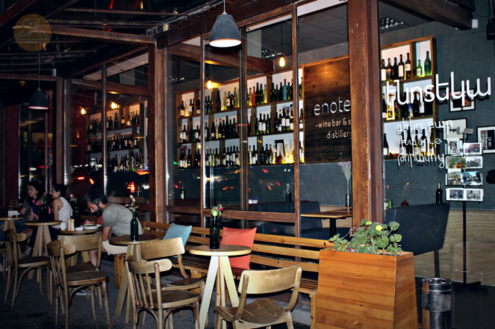 Enoteca wine bar in Yerevan, Armenia