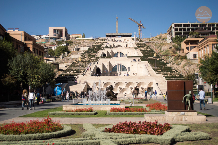 Yerevan Cascade and Cafesjian center for the arts, Yerevan, Armenia