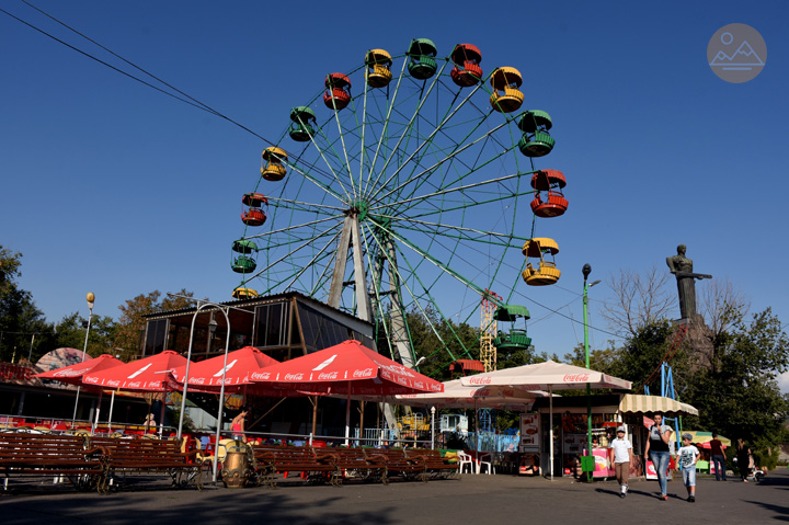 Victory park in Yerevan, amusement park - what to do in Yerevan when traveling with children