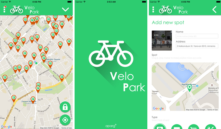 Velopark - Armenian travel app for cyclists