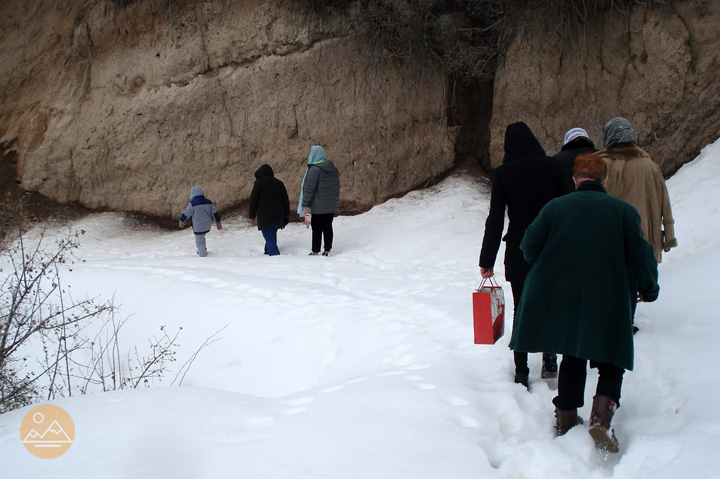 Hiking to Shativank monastery in Armenia