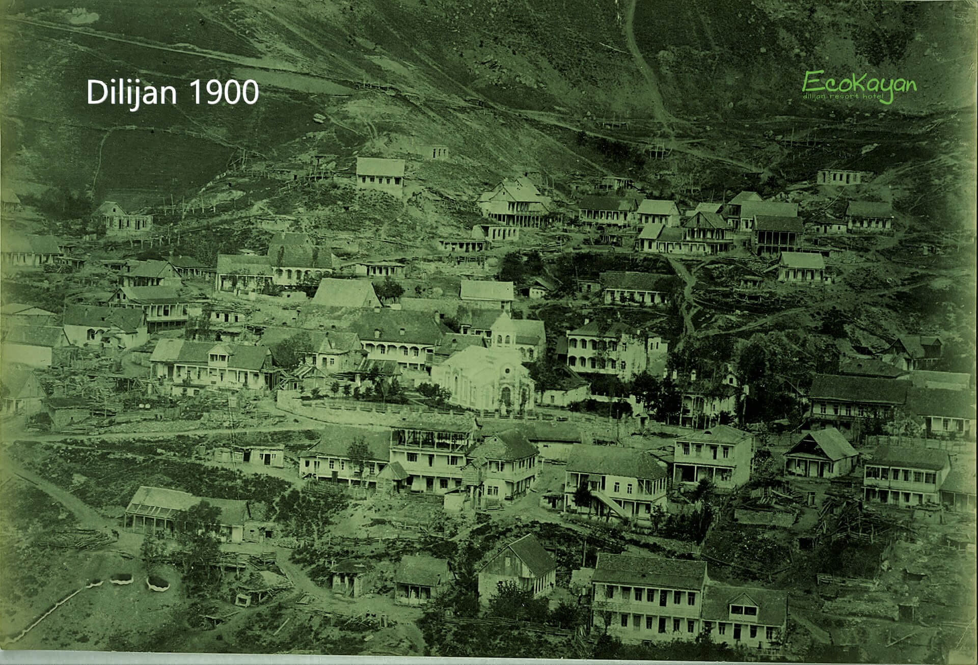 Dilijan General View 1900, Armenia  - Photo: Ecokayan ©