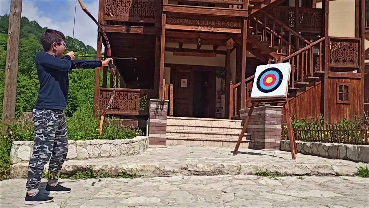 Bow and Arrows. Ecokayan Dilijan Resort Hotel